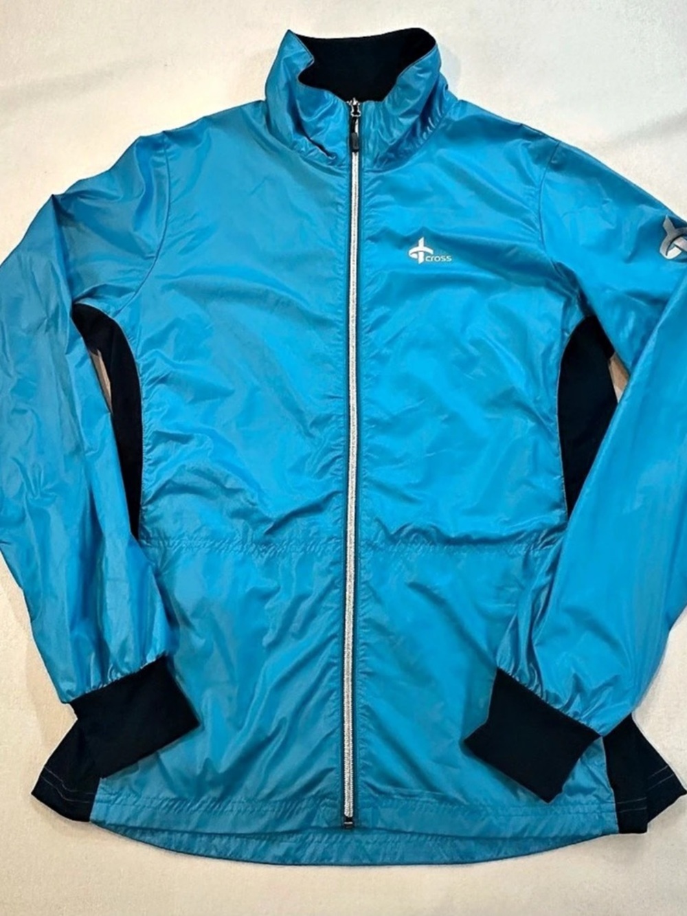 Cross Sportswear Women’s Blue Performance Windbreaker Jacket
